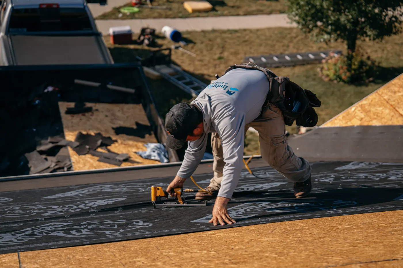Commercial roof inspection documented in Delphi